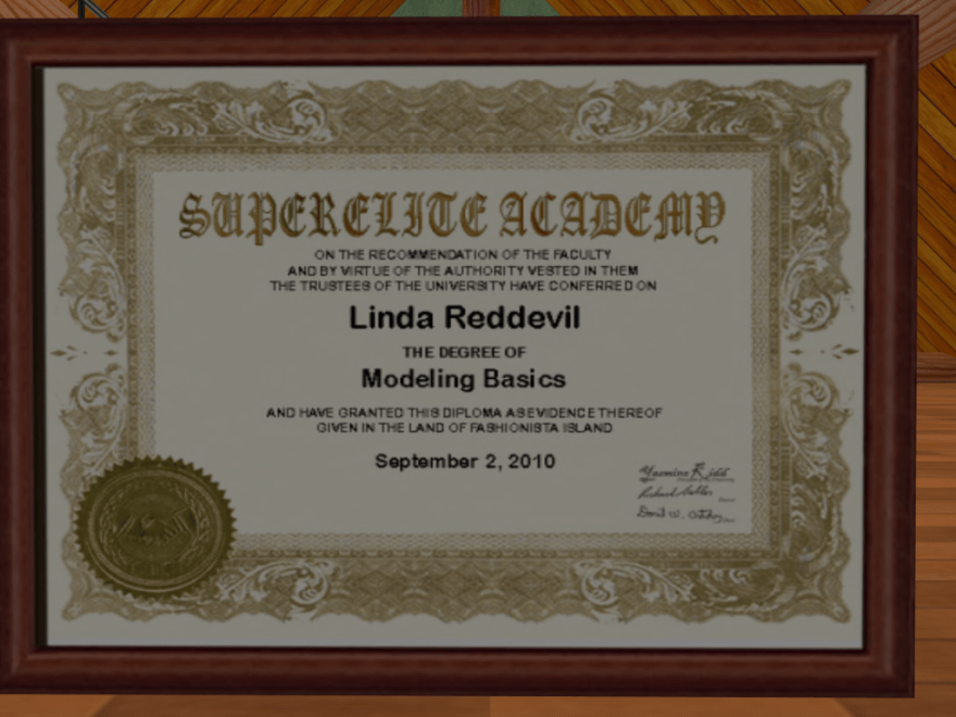 SuperElite Certificate